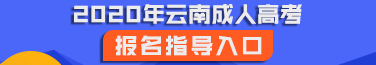 2020年云南成人高考報(bào)名報(bào)考網(wǎng)址匯總！