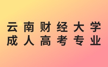 2024年云南財經(jīng)大學(xué)成人高考可以跨專業(yè)報名嗎？